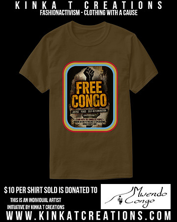 Basic Dark T-Shirt (Brown): Free Congo
