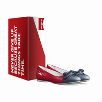 Bow Ballerina Flats: Reblu