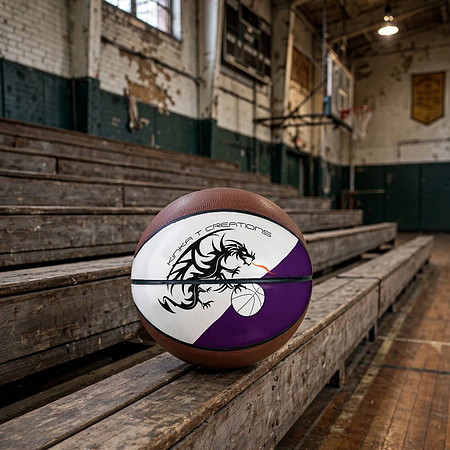 Hand-Stitched Basketball: D-Baller