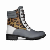 Zip Military Boots: Levito