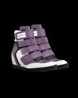 Velcro Wedge Sneakers: Grapo