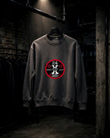 Premium Oversized Sweatshirt (Graphite Black): 24x7x365 Don't Quit