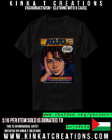 Basic Dark T-Shirt (Black): Kojo From Gaza