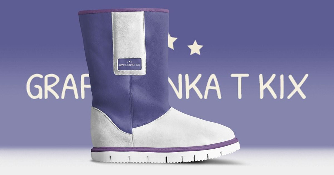Grapo - Kinka T Kix original Italian leather shoe line.
