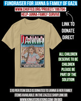 Basic Dark T-Shirt (Brown Savana): Janna From Gaza