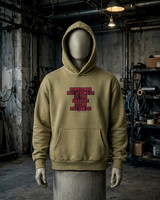 Premium Oversized Hoodie (Olive): Sometimes Not Giving Up Is The Bravest Thing You Can Do