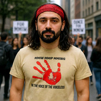 Basic Dark T-Shirt: Be The Voice Of The Voiceless