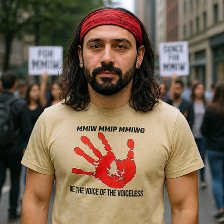 Basic Dark T-Shirt: Be The Voice Of The Voiceless