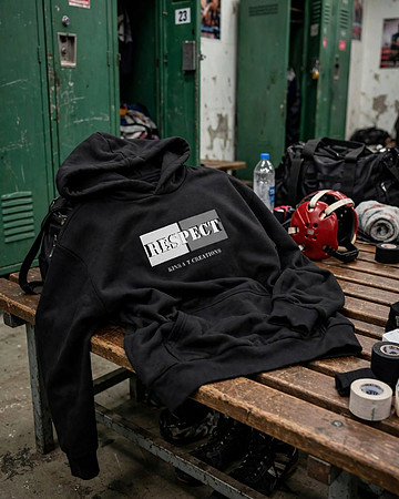 Premium Oversized Sweatshirt (Black): Respect