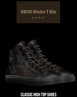 Classic High Top Shoes (Black): KROX
