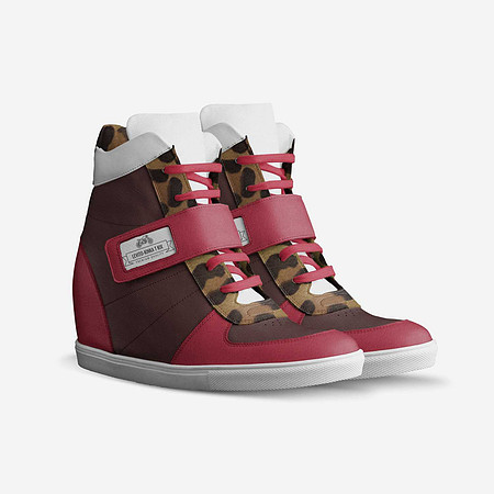 High Top Wedge Sneakers: Levito