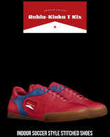 Indoor Soccer Style Stitched Shoes