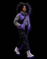 High Top Wedge Sneakers: Grapo