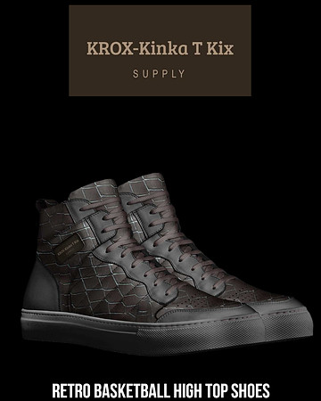 Retro Basketball High Top (Black): KROX