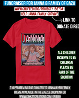 Basic Dark T-Shirt (Cardinal): Janna From Gaza