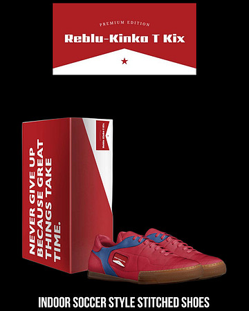 Indoor Soccer Style Stitched Shoes : Reblu