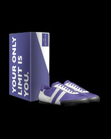 Indoor Soccer Style Striped Shoes: Grapo
