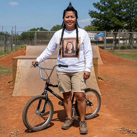 Basic Long Sleeve T-Shirt (White): Chief Wilma Mankiller