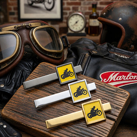 Neck Tie Bars (Yellow): Cafe Racer