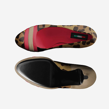Striped Platform Pumps: Levito