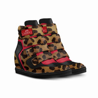 Velcro Wedge Sneakers: Levito