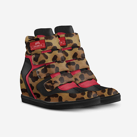 Velcro Wedge Sneakers: Levito