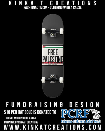 Skateboard: Free Palestine - I Stand In Solidarity