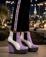 Wedge Ankle Boots: Grapo