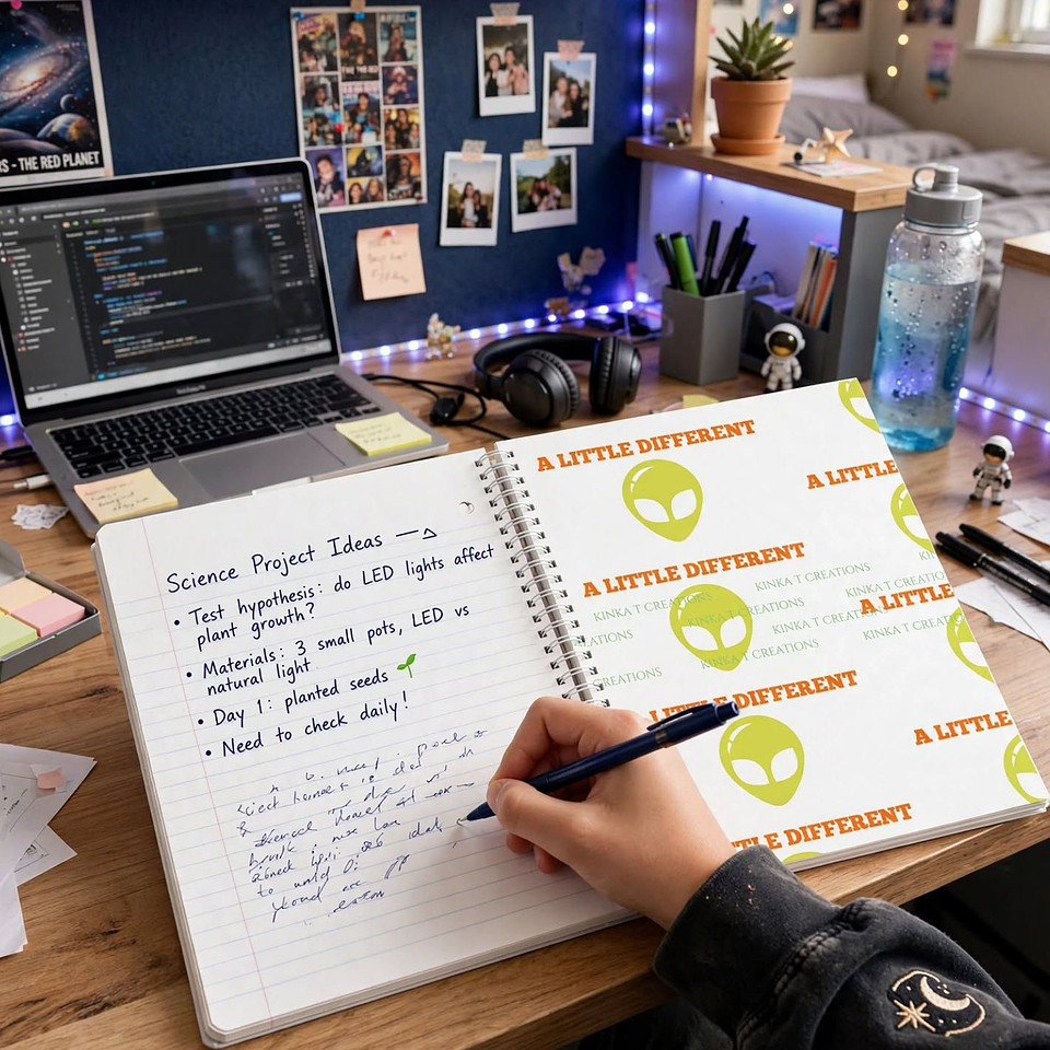 Spiral Notebook: A Little Different