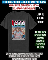 Basic Dark T-Shirt (Charcoal Heather): Janna From Gaza