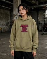 Premium Oversized Hoodie (Olive): Sometimes Not Giving Up Is The Bravest Thing You Can Do