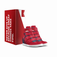 Velcro Wedge Sneakers: Reblu