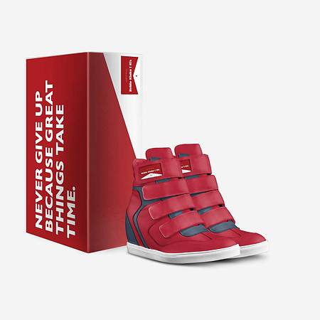 Velcro Wedge Sneakers: Reblu