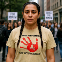 Basic Dark T-Shirt: Be The Voice Of The Voiceless