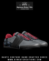 Indoor Striped Soccer Style Shoes: Myrman
