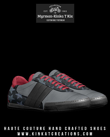 Indoor Striped Soccer Style Shoes: Myrman