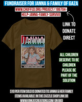Basic Dark T-Shirt (Brown): Janna From Gaza