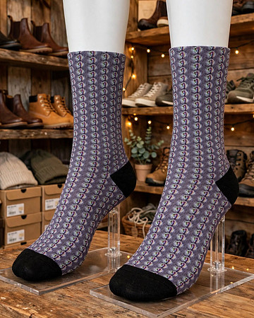 Crew Socks: The Purple Shell