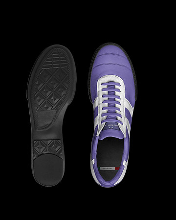 Indoor Soccer Style Striped Shoes: Grapo