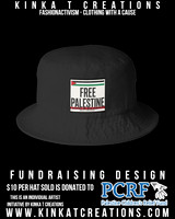 Sportsman - Bucket Hat (Black): Free Palestine - I Stand In Solidarity