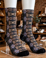 Crew Socks: Blue Rhythm