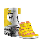 Velcro Wedge Sneakers: Sherbi