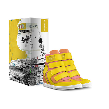 Velcro Wedge Sneakers: Sherbi