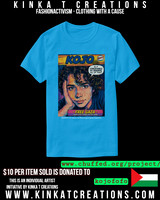 Basic Dark T-Shirt (Teal): Kojo From Gaza