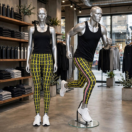 Hand-Sewn Full Length Leggings: Ziggy