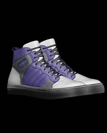 Retro Basketball High Tops: Grapo