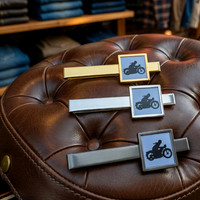 Neck Tie Bars (Blue): Cafe Racer