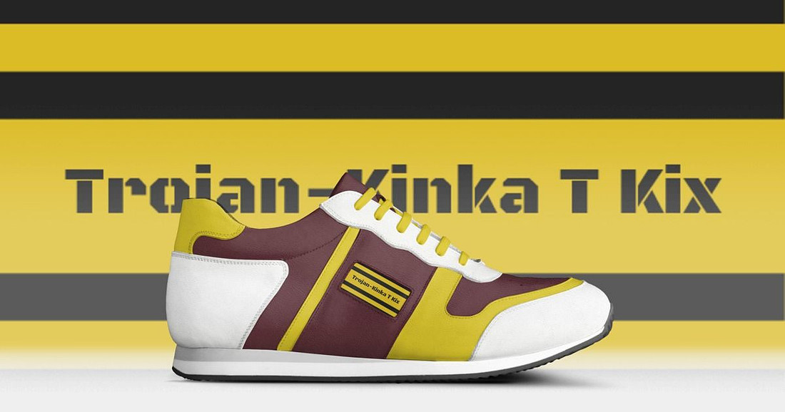 Trojan - Kinka T Kix original Italian leather shoe line.