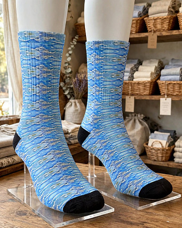 Crew Socks: The Reflecting Rainbow