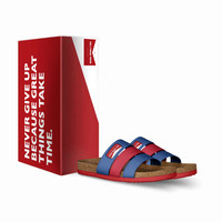 Stripe Sandals: Reblu